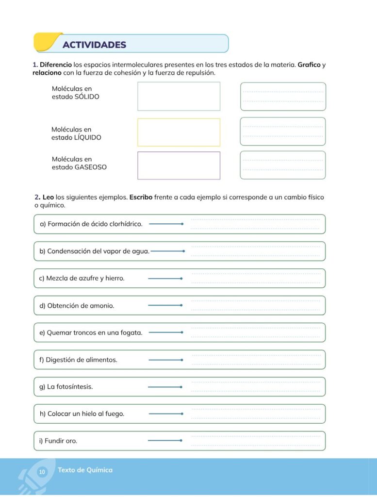 Química – Bachillerato General – 1 (Primero de Bachillerato) - Página 11 - Contenido informativo Resumido