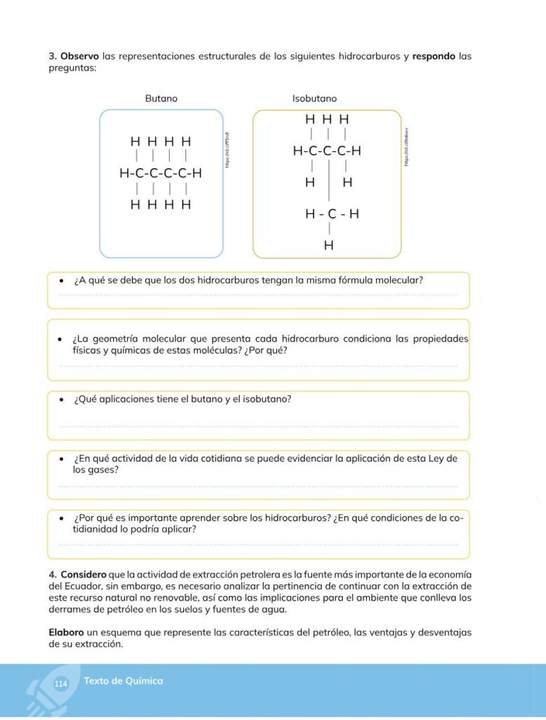 Química – Bachillerato General – 1 (Primero de Bachillerato) - Página 115 - Contenido informativo Resumido