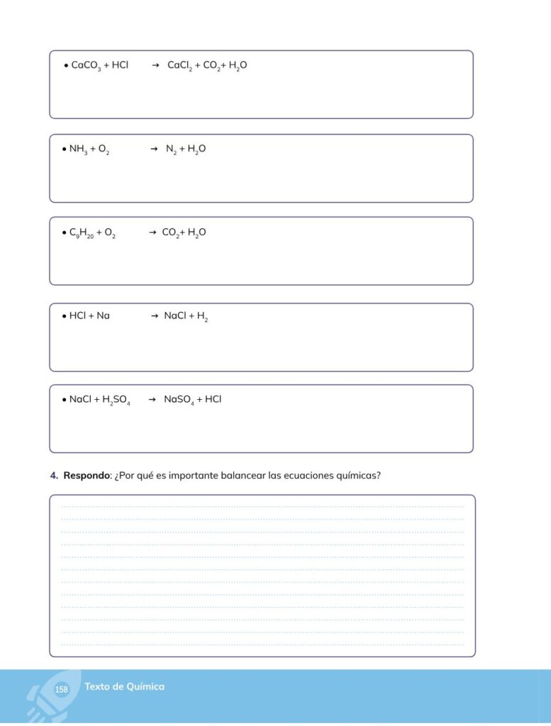 Química – Bachillerato General – 1 (Primero de Bachillerato) - Página 159 - Contenido informativo Resumido