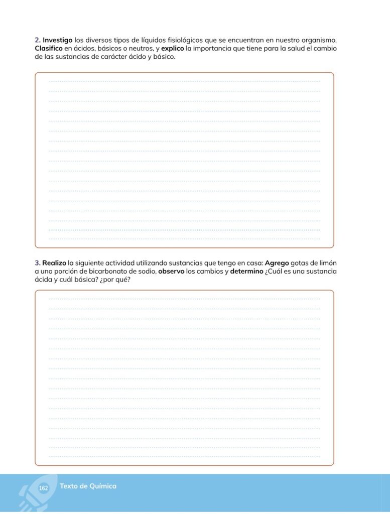 Química – Bachillerato General – 1 (Primero de Bachillerato) - Página 163 - Contenido informativo Resumido