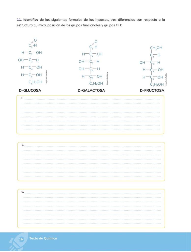Química – Bachillerato General – 1 (Primero de Bachillerato) - Página 185 - Contenido informativo Resumido