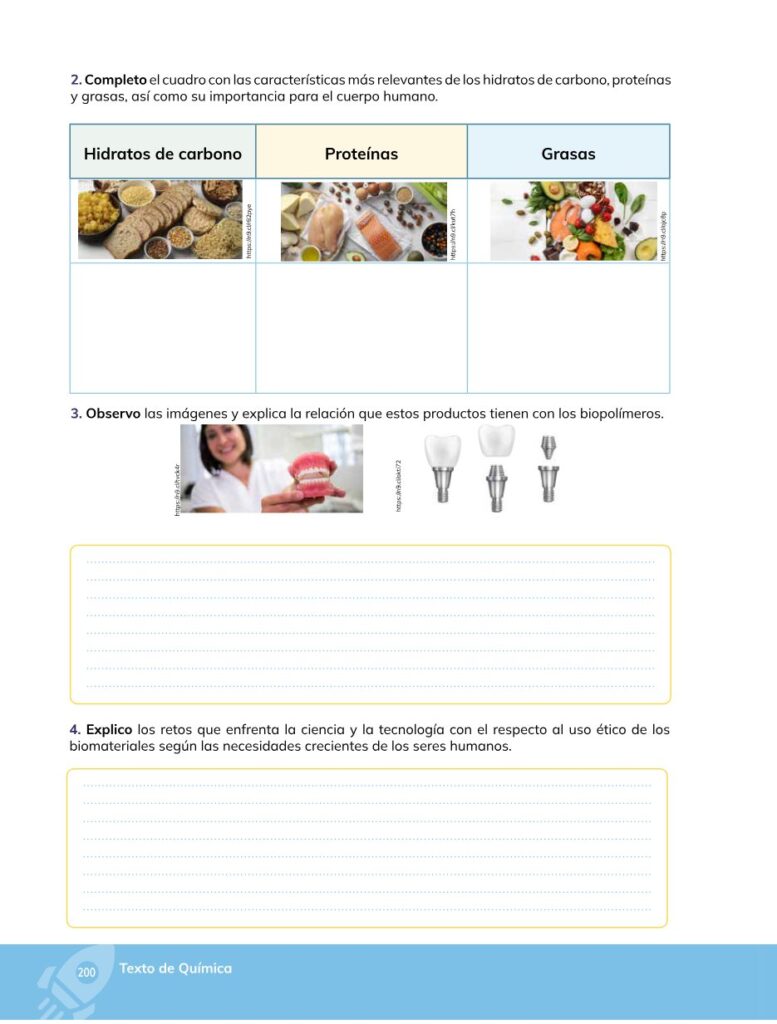 Química – Bachillerato General – 1 (Primero de Bachillerato) - Página 201 - Contenido informativo Resumido