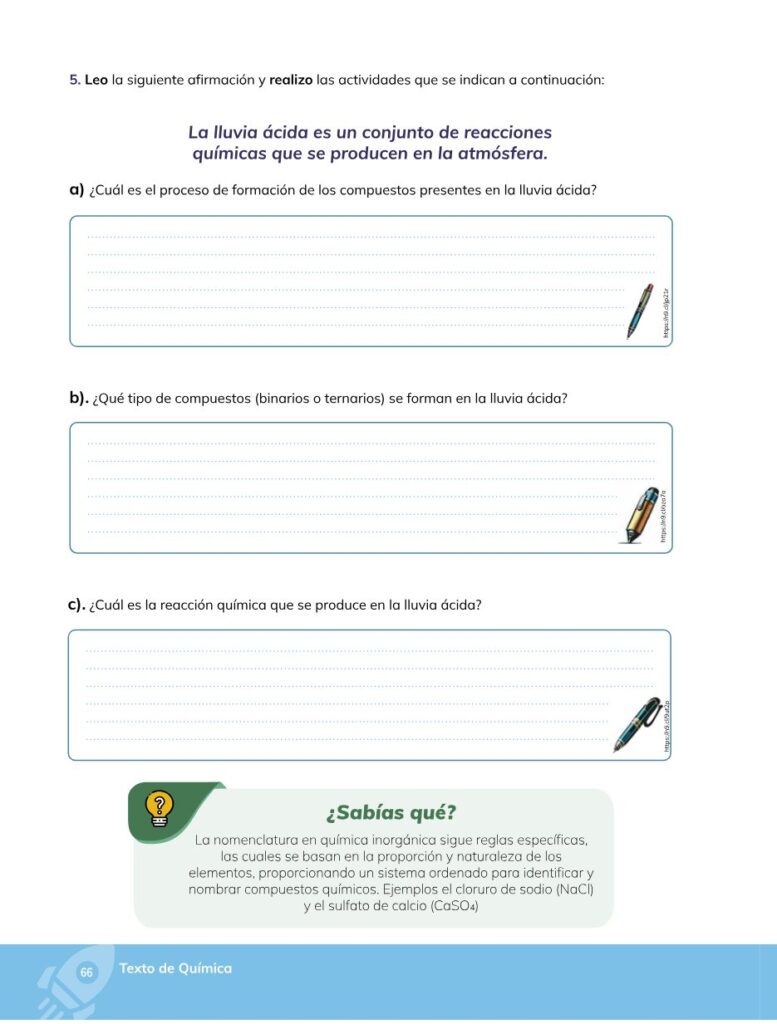 Química – Bachillerato General – 1 (Primero de Bachillerato) - Página 67 - Contenido informativo Resumido