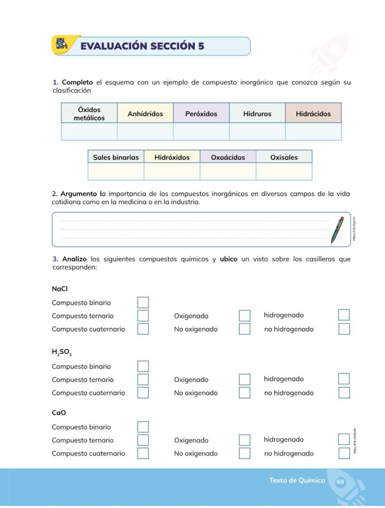 Química – Bachillerato General – 1 (Primero de Bachillerato) - Página 70 - Contenido informativo Resumido