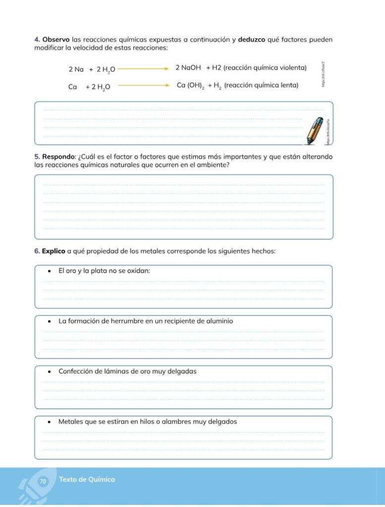 Química – Bachillerato General – 1 (Primero de Bachillerato) - Página 71 - Contenido informativo Resumido