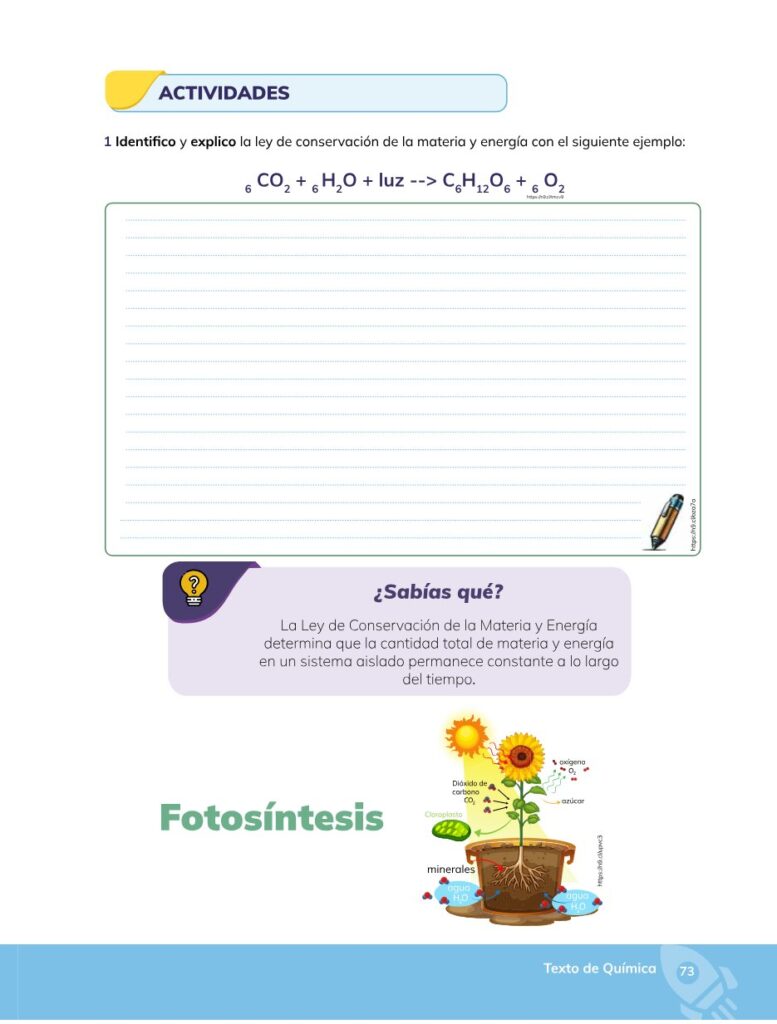 Química – Bachillerato General – 1 (Primero de Bachillerato) - Página 74 - Contenido informativo Resumido